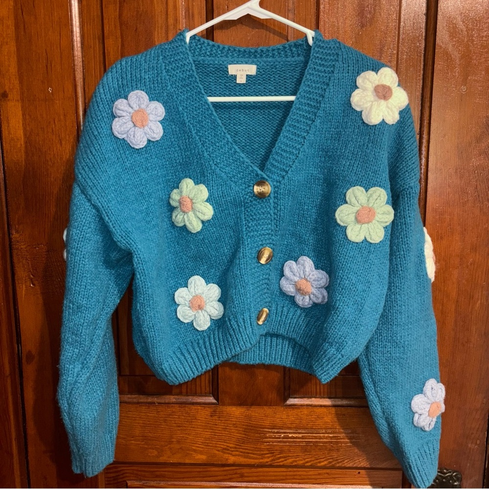 Knit Cardigan Sweater